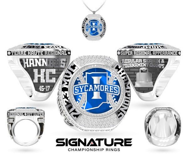 Indiana State University Baseball 2023 Championship Ring
