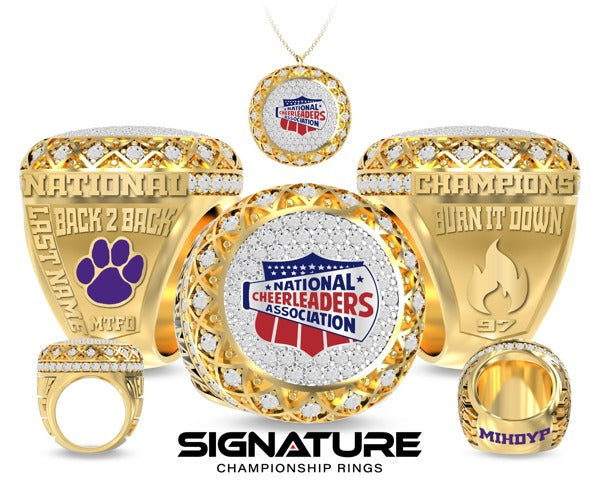 Jacksboro High School Cheer 2025 Championship Ring