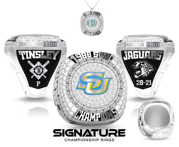 Southern University SWAC Baseball Baseball 1988 Championship Ring