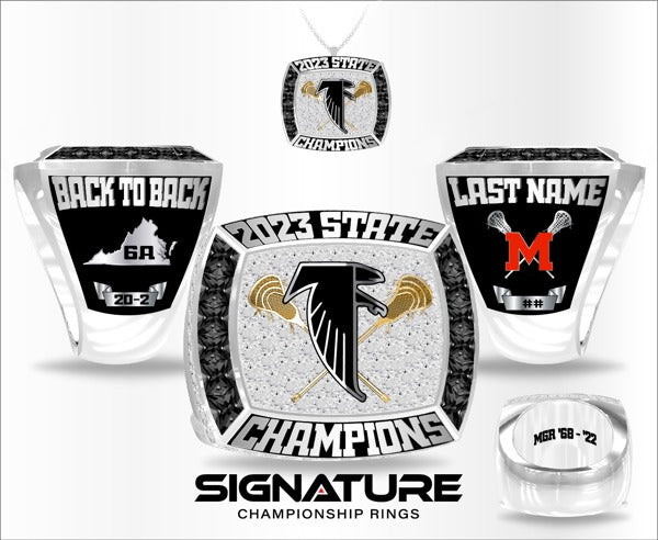 James Madison High School Lacrosse -Men's 2023 Championship Ring
