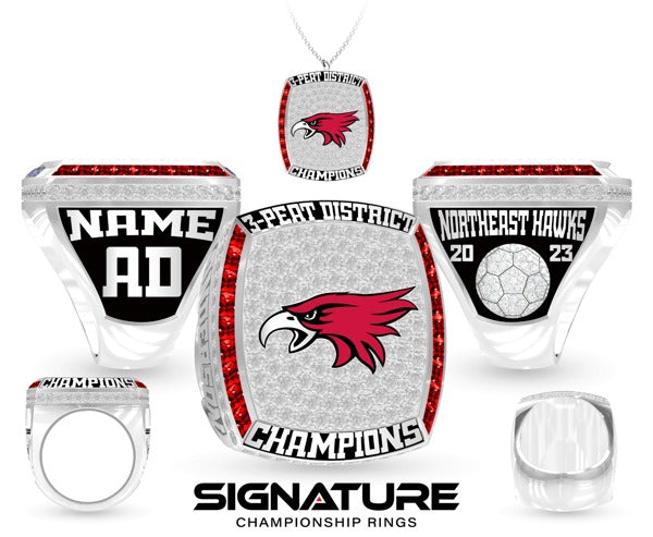 Northeast Community College Athletic Director 3-Peat 2023 District Championship Ring