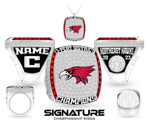 Northeast Community College Coach's 3-Peat 2023 District Championship Ring
