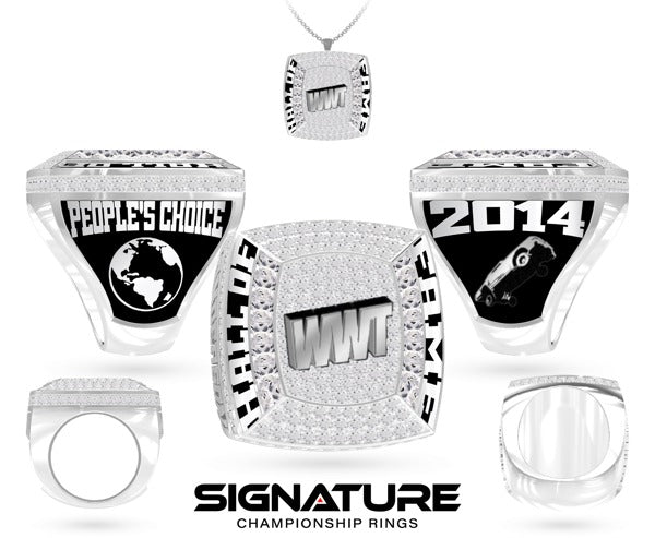 WWT Hall Of Fame Silver Lasium Ring