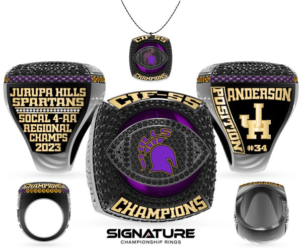 Jurupa Hills High School Football 2023 Championship Ring
