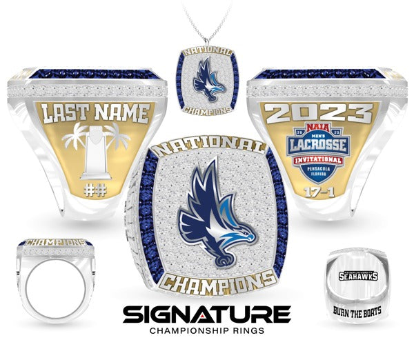 Keiser University Lacrosse -Men's 2023 Championship Ring