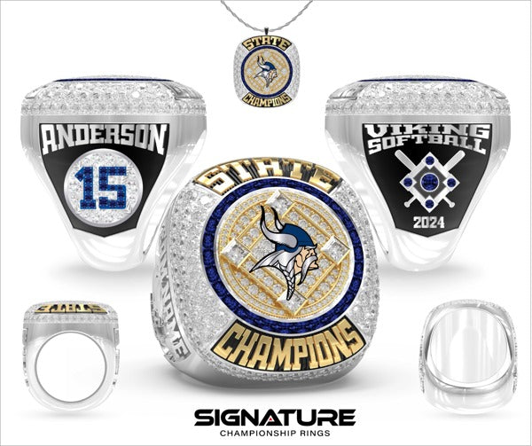 Kindred High School Softball - Women's 2024 Championship Ring