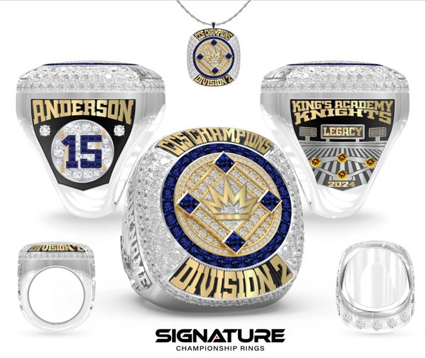 The King's Academy Baseball 2024 Championship Ring