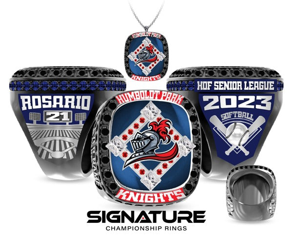 Humboldt Park Knights Softball - Men's 2023 Championship Ring