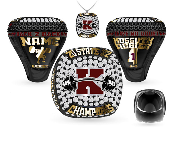 Kossuth High School OSR Championship Ring