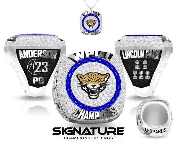 Lincoln Park Performing Arts Charter School Basketball -Men's 2021 Championship Ring