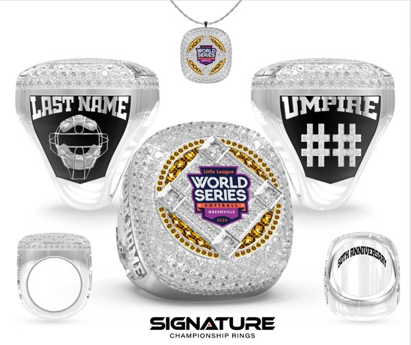 Little League World Series Umpires Softball - 2024 Championship Ring