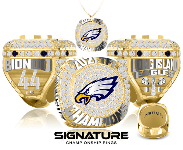 Long Island Eagles Football Championship Ring