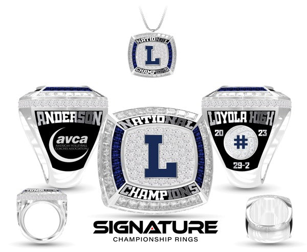 Loyola High School Volleyball -Men's 2023 Championship Ring