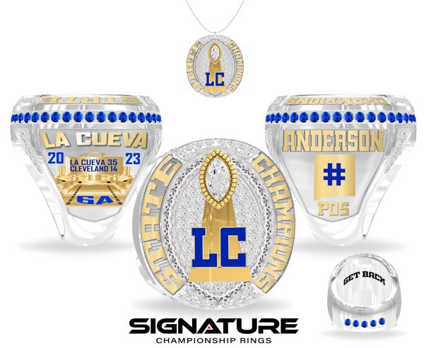 La Cueva High School Football 2023 Championship Ring