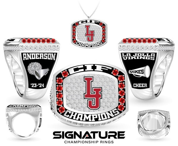 La Jolla High School Cheer 2023 Championship Ring