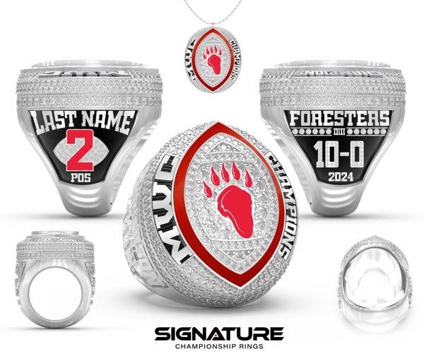 Lake Forest College  Football 2024 Championship Ring