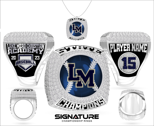 Lake Mead Christian Academy Baseball 2023 Championship Ring