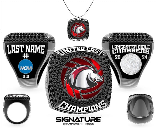 Lancaster Bible College Volleyball -Men's 2024 Championship Ring