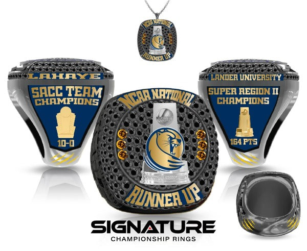 Lander University Wrestling 2023 Championship Ring