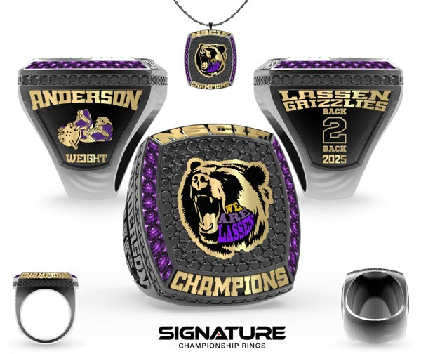 Lassen High School Wrestling 2025 Championship Ring
