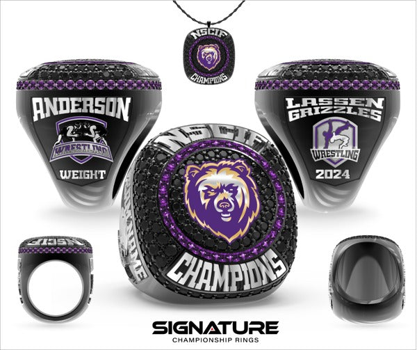 Lassen High School Wrestling 2024 Championship Ring