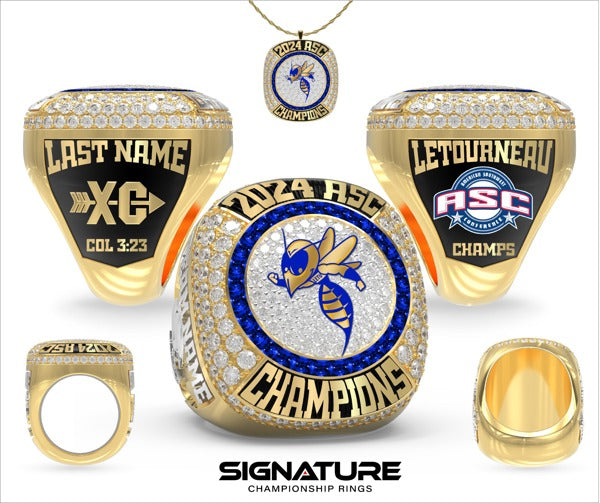 LeTourneau University Cross Country -Men's 2024 Championship Ring