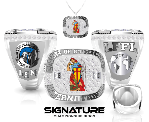 Legion of Saint Michael Motorcycle Club International Championship Ring
