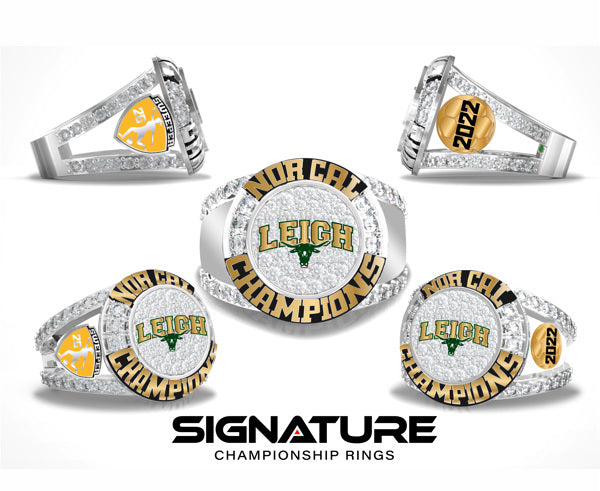 Leigh High Ladies Soccer Fashion Ring