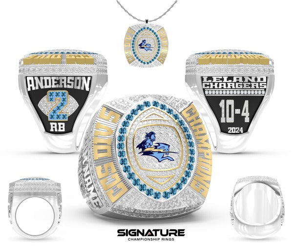 Leland High School Football 2024 Championship Ring