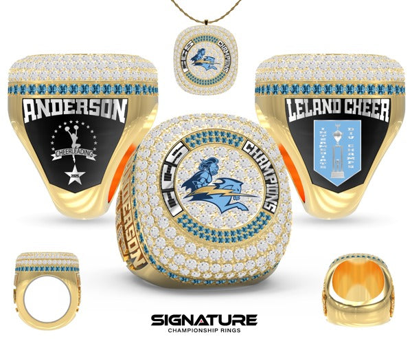 Leland High School Cheer 2025 Championship Ring
