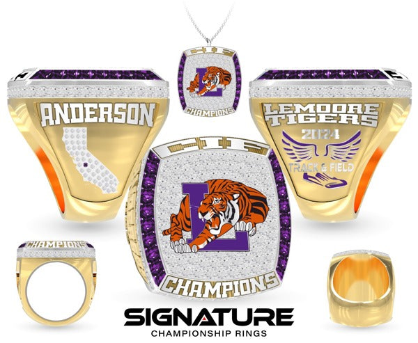 Lemoore Union High School Track &amp; Field -Coed 2024 Championship Ring
