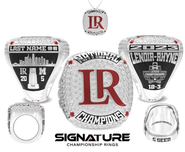 Lenoir-Rhyne University Lacrosse -Men's 2023 Championship Ring
