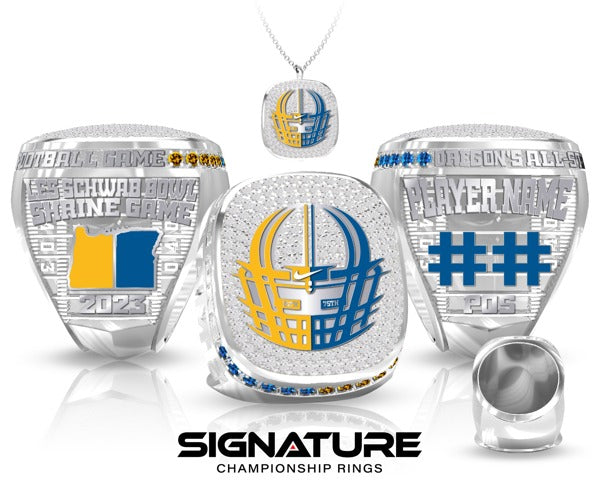 Prime Time Sports Football 2023 Championship Ring