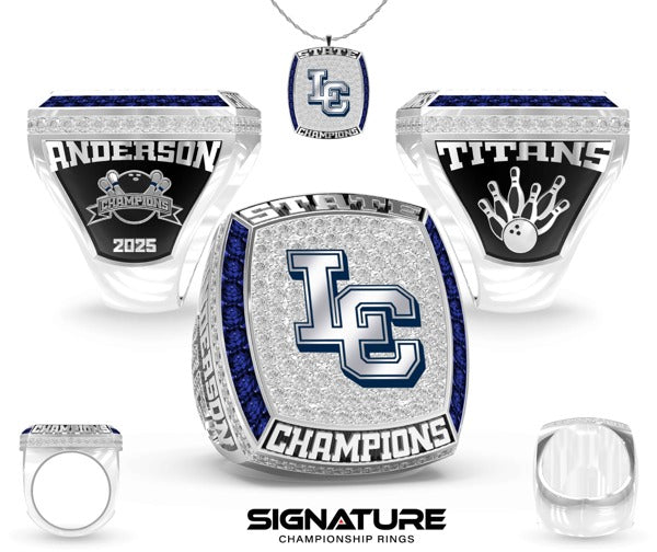 Lewis Central High School Bowling 2025 Championship Ring