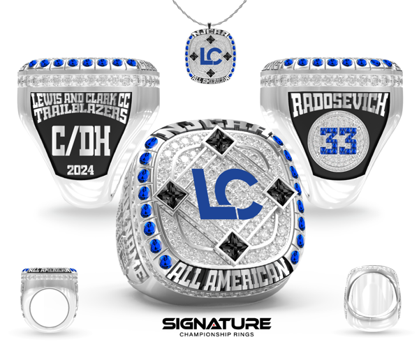 Lewis and Clark Community College  Baseball All American 2024 Championship Ring