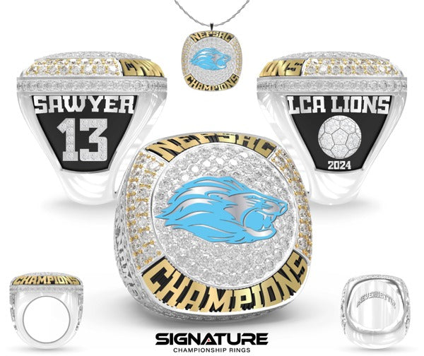 Lexington Christian Academy Soccer -Women's 2024 Championship Ring