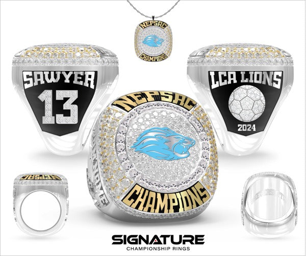 Lexington Christian Academy Soccer -Women's 2024 Championship Ring