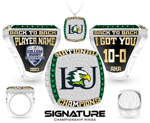 Life University Rugby 2023 Championship Ring