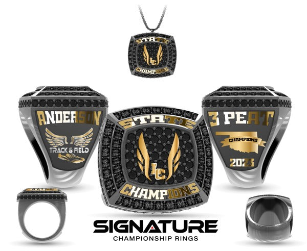 Lincoln Christian High School Track &amp; Field -Coed 2023 Championship Ring