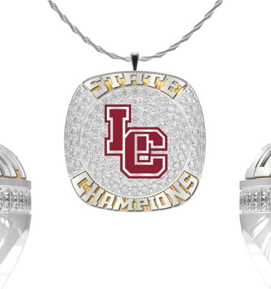 Lincoln Christian High School Cheer 2004 Pendant