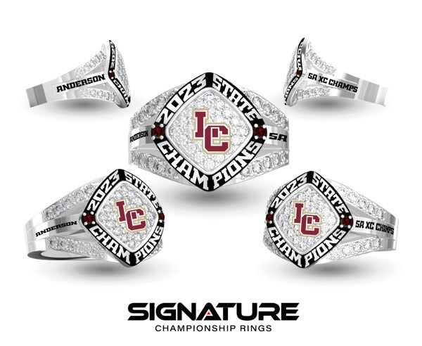 Lincoln Christian High School Cross Country -Women's 2023 Fashion Ring