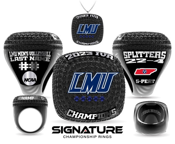 Lincoln Memorial University Volleyball -Men's 2023 Championship Ring