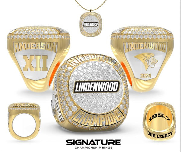 Lindenwood University Gymnastics -Women's 2024 Championship Ring