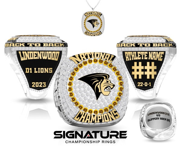 Lindenwood University Hockey -Men's 2023 Championship Ring