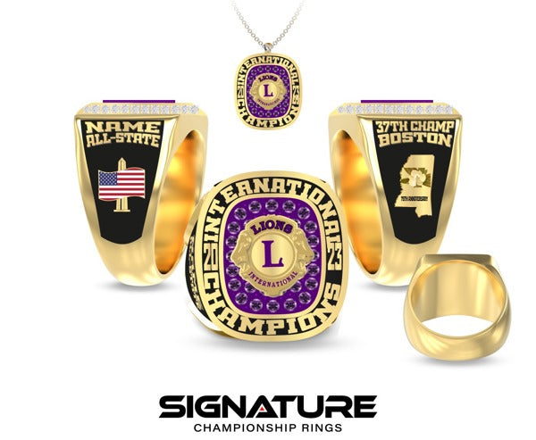 Mississippi Lions OSR Band 2023 Championship Ring