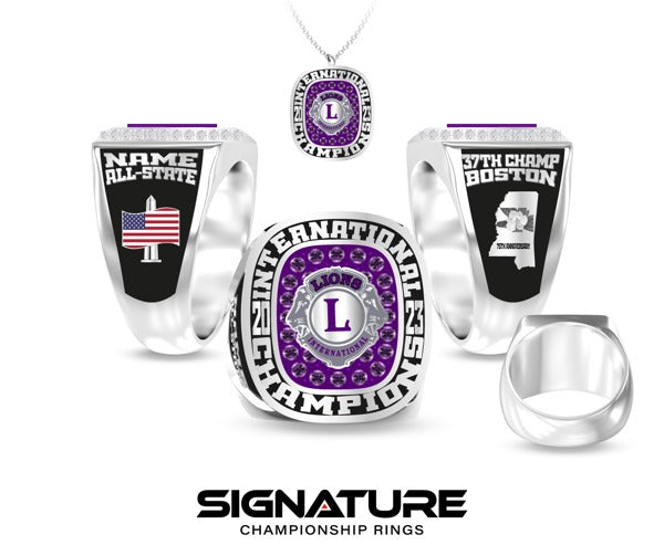 Mississippi Lions OSR Band 2023 Championship Ring
