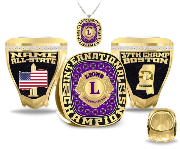 Mississippi Lions OSR Band 2023 Championship Ring