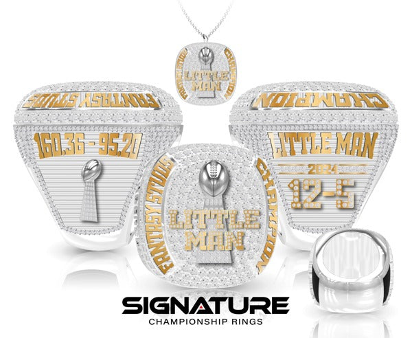 Little Man Fantasy Football 2024 Championship Ring