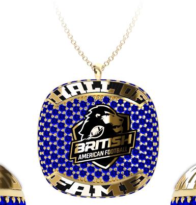 BAFA Hall of Fame Pendant