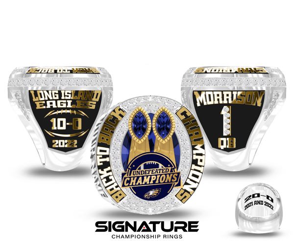 Long Island Eagles Football Championship Ring
